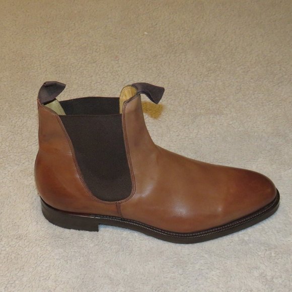 Edward Green Newmarket Brown Leather Chelsea Boots 10.5E NWB main image 9